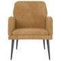 Sillón de terciopelo marrón 62x79x79 cm de vidaXL, Sillones - Ref: Foro24-351411, Precio: 107,93 €, Descuento: %