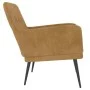 Sillón de terciopelo marrón 62x79x79 cm de vidaXL, Sillones - Ref: Foro24-351411, Precio: 92,65 €, Descuento: %