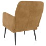 Sillón de terciopelo marrón 62x79x79 cm de vidaXL, Sillones - Ref: Foro24-351411, Precio: 107,93 €, Descuento: %