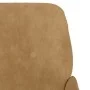Sillón de terciopelo marrón 62x79x79 cm de vidaXL, Sillones - Ref: Foro24-351411, Precio: 92,65 €, Descuento: %
