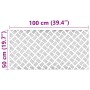 Peldaño Rectangular 4 pcs Plateado 100 x 50 cm Aluminio en Hogar | Comprar online en Foru.es