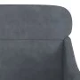 Sillón de terciopelo gris oscuro 63x76x80 cm de vidaXL, Sillones - Ref: Foro24-351437, Precio: 89,90 €, Descuento: %
