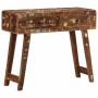 Mesa consola madera maciza reciclada 90x32x75 cm en Mesas auxiliares | Comprar online en Foru.es