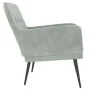 Hellgrauer Samtsessel 62x79x79 cm von vidaXL, Sessel - Ref: Foro24-351404, Preis: 89,61 €, Rabatt: %