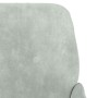 Sillón de terciopelo gris claro 62x79x79 cm de vidaXL, Sillones - Ref: Foro24-351404, Precio: 90,57 €, Descuento: %