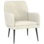 Sillón de terciopelo crema 62x79x79 cm de vidaXL, Sillones - Ref: Foro24-351412, Precio: 83,16 €, Descuento: %