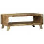 Mesa de Café Marrón 90 x 50 x 35 cm Madera de mango maciza en Mesas de centro | Comprar online en Foru.es