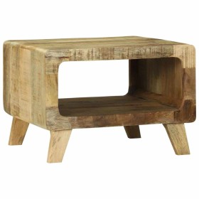 Mesa de Café Marrón 50 x 50 x 35 cm Madera de mango maciza en Mesas de centro | Comprar online en Foru.es