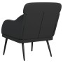 Sillón de cuero sintético negro 63x76x80 cm de vidaXL, Sillones - Ref: Foro24-351424, Precio: 105,11 €, Descuento: %