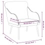 Sillón de cuero sintético negro 63x76x80 cm de vidaXL, Sillones - Ref: Foro24-351424, Precio: 105,11 €, Descuento: %