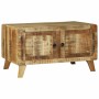 Mesa de Café Marrón 80 x 54 x 45 cm Madera de mango maciza en Mesas de centro | Comprar online en Foru.es