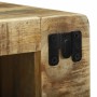 Unidades de TV con estante 2 pcs Marrón Madera de mango maciza en Mesas auxiliares | Comprar online en Foru.es