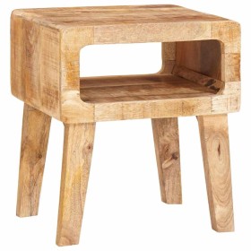 Mesa Auxiliar Marrón 40 x 32 x 46 cm Madera de mango maciza en Mesas auxiliares | Comprar online en Foru.es