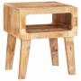 Mesa Auxiliar Marrón 40 x 32 x 46 cm Madera de mango maciza en Mesas auxiliares | Comprar online en Foru.es