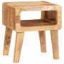 Mesa Auxiliar Marrón 40 x 32 x 46 cm Madera de mango maciza en Mesas auxiliares | Comprar online en Foru.es