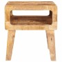Mesa Auxiliar Marrón 40 x 32 x 46 cm Madera de mango maciza en Mesas auxiliares | Comprar online en Foru.es