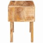 Mesa Auxiliar Marrón 40 x 32 x 46 cm Madera de mango maciza en Mesas auxiliares | Comprar online en Foru.es