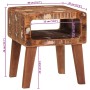 Mesa Auxiliar Marrón 40 x 32 x 46 cm Madera sólida recuperada en Mesas auxiliares | Comprar online en Foru.es
