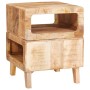 Mesa Auxiliar Marrón 40 x 40 x 49 cm Madera de mango maciza en Mesas auxiliares | Comprar online en Foru.es