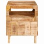 Mesa Auxiliar Marrón 40 x 40 x 49 cm Madera de mango maciza en Mesas auxiliares | Comprar online en Foru.es
