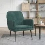 Sillón de terciopelo verde oscuro 62x79x79 cm de vidaXL, Sillones - Ref: Foro24-351406, Precio: 89,10 €, Descuento: %