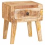 Mesa Auxiliar Marrón 40 x 32 x 46 cm Madera de mango maciza en Mesas auxiliares | Comprar online en Foru.es