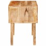 Mesa Auxiliar Marrón 40 x 32 x 46 cm Madera de mango maciza en Mesas auxiliares | Comprar online en Foru.es