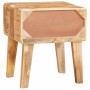 Mesa Auxiliar Marrón 40 x 32 x 46 cm Madera de mango maciza en Mesas auxiliares | Comprar online en Foru.es