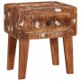 Mesa Auxiliar Marrón 40 x 32 x 46 cm Madera sólida recuperada en Mesas auxiliares | Comprar online en Foru.es