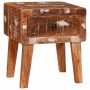 Mesa Auxiliar Marrón 40 x 32 x 46 cm Madera sólida recuperada en Mesas auxiliares | Comprar online en Foru.es