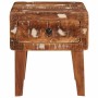 Mesa Auxiliar Marrón 40 x 32 x 46 cm Madera sólida recuperada en Mesas auxiliares | Comprar online en Foru.es