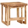 Mesas Nido 2 pcs Marrón 46 x 46 x 45 cm Madera de mango maciza en Mesas auxiliares | Comprar online en Foru.es