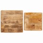 Mesas Nido 2 pcs Marrón 46 x 46 x 45 cm Madera de mango maciza en Mesas auxiliares | Comprar online en Foru.es