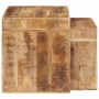 Mesas Nido 2 pcs Marrón 46 x 40 x 46 cm Madera de mango maciza en Mesas auxiliares | Comprar online en Foru.es