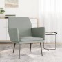 Sillón de terciopelo gris claro 62x79x79 cm de vidaXL, Sillones - Ref: Foro24-351372, Precio: 99,70 €, Descuento: %