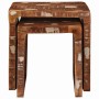 Mesas Nido 2 pcs Marrón Madera sólida recuperada en Mesas auxiliares | Comprar online en Foru.es