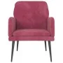 Roter Samtsessel 62x79x79 cm von vidaXL, Sessel - Ref: Foro24-351408, Preis: 87,28 €, Rabatt: %