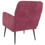 Roter Samtsessel 62x79x79 cm von vidaXL, Sessel - Ref: Foro24-351408, Preis: 87,28 €, Rabatt: %