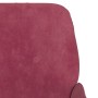 Sillón de terciopelo rojo tinto 62x79x79 cm de vidaXL, Sillones - Ref: Foro24-351408, Precio: 81,66 €, Descuento: %