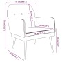 Sillón de terciopelo rojo tinto 62x79x79 cm de vidaXL, Sillones - Ref: Foro24-351408, Precio: 81,66 €, Descuento: %