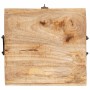 Caja de Almacenamiento con puerta Marrón Madera de mango maciza en Baúles de almacenamiento | Comprar online en Foru.es