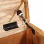 Caja de Almacenamiento con puerta Marrón Madera de mango maciza en Baúles de almacenamiento | Comprar online en Foru.es