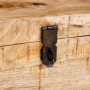 Caja de Almacenamiento con puerta Marrón Madera de mango maciza en Baúles de almacenamiento | Comprar online en Foru.es