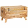 Caja de Almacenamiento 70 x 35 x 40 cm madera maciza de mango en Baúles de almacenamiento | Comprar online en Foru.es