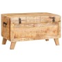 Caja de Almacenamiento 70 x 35 x 40 cm madera maciza de mango en Baúles de almacenamiento | Comprar online en Foru.es