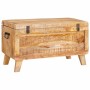 Caja de Almacenamiento 70 x 35 x 40 cm madera maciza de mango en Baúles de almacenamiento | Comprar online en Foru.es