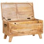 Caja de Almacenamiento 70 x 35 x 40 cm madera maciza de mango en Baúles de almacenamiento | Comprar online en Foru.es