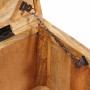 Caja de Almacenamiento 70 x 35 x 40 cm madera maciza de mango en Baúles de almacenamiento | Comprar online en Foru.es