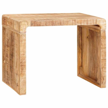 Mesa Auxiliar Marrón 60 x 35 x 46 cm Madera de mango maciza en Mesas auxiliares | Comprar online en Foru.es