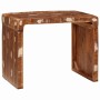 Mesa Auxiliar Marrón 60 x 35 x 46 cm Madera sólida recuperada en Mesas auxiliares | Comprar online en Foru.es
